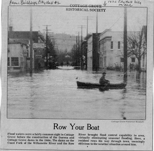 Flood Information Cottage Grove Oregon